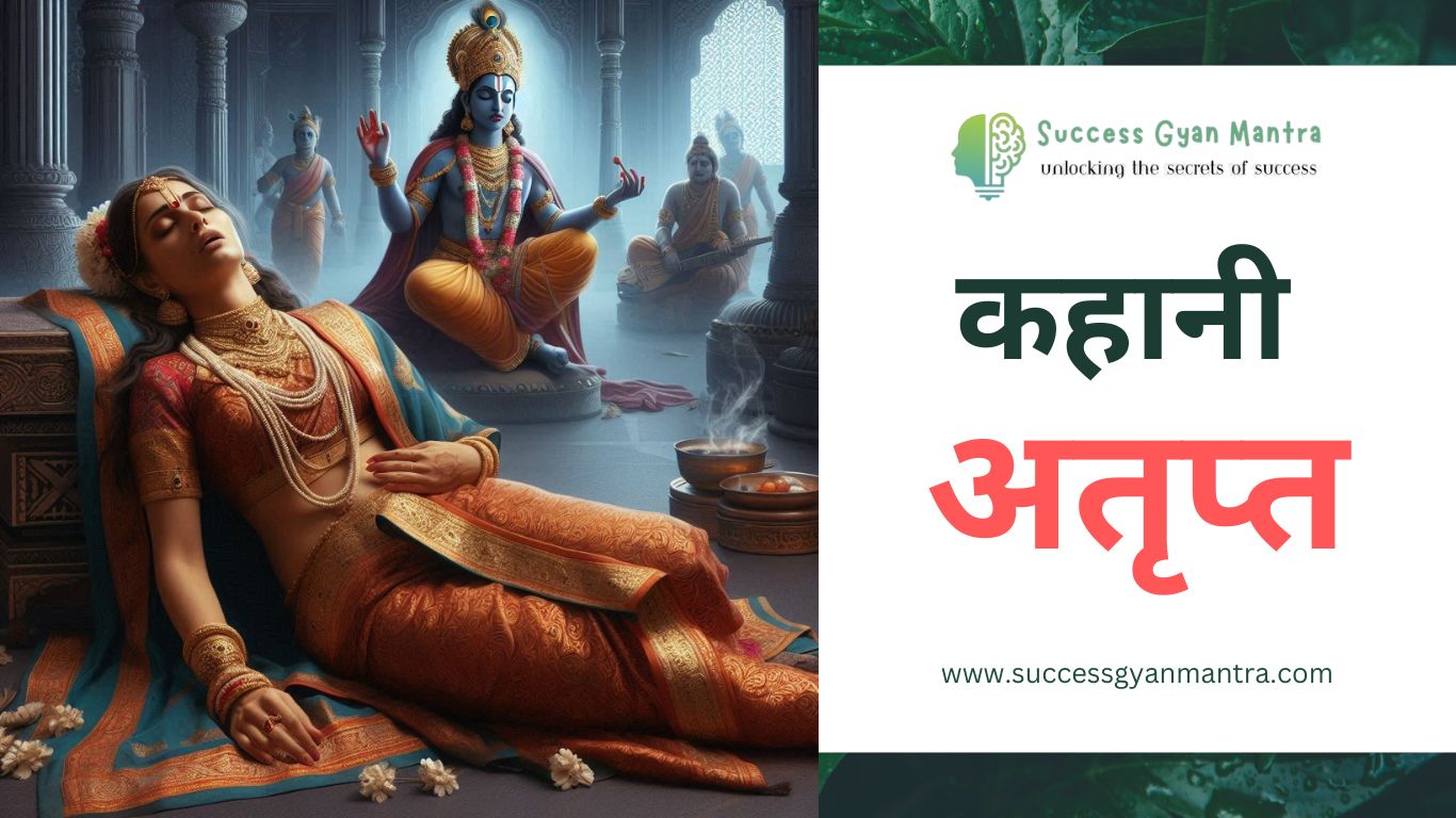 कहानी - अतृप्त | Hindi Stories - उस रात उसकी सुगन्धित देह को घर्षण और चोट से रौंदता वो आनंद पाता रहा और वो ठंडी और निष्प्राण चादर -सी
